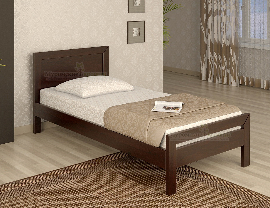 Деревянные кровати односпальные из массива, купить недорого: цены, фото, каталог